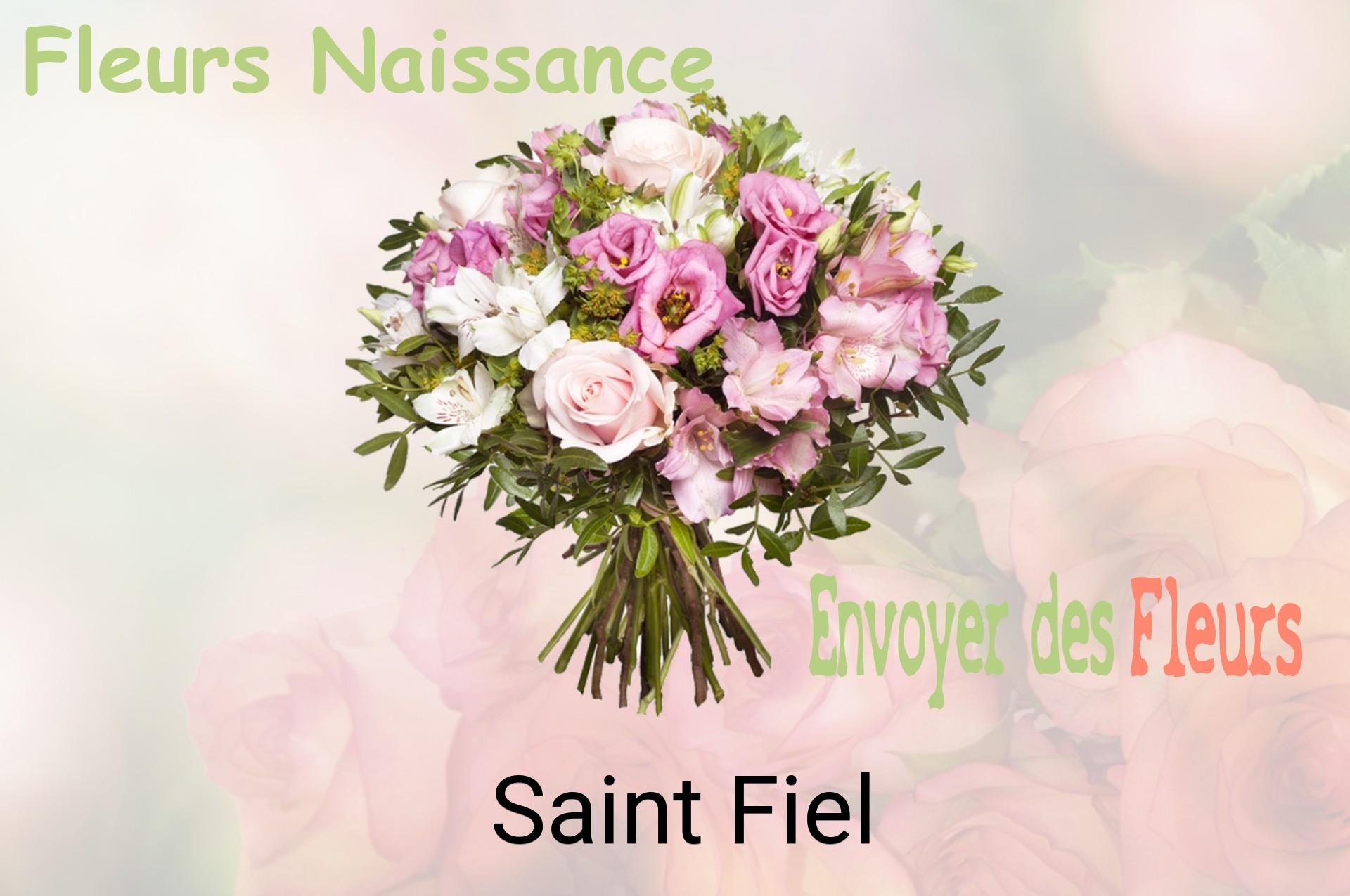 Bouquet de fleurs de naissance livré à Saint-Fiel